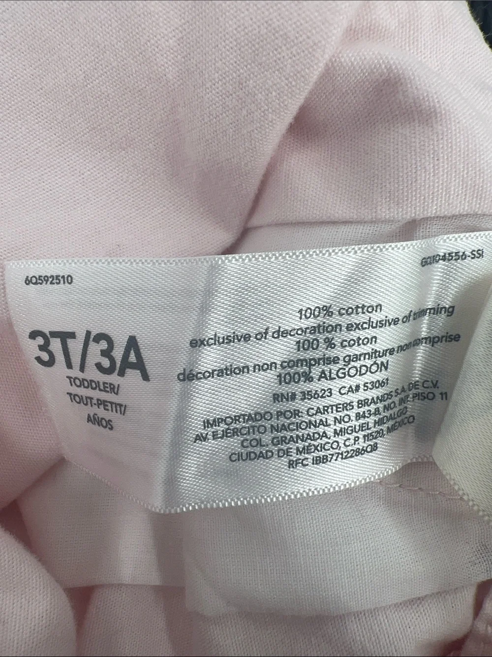 OshKosh B'gosh Pale Pink Heart Bib Shortalls